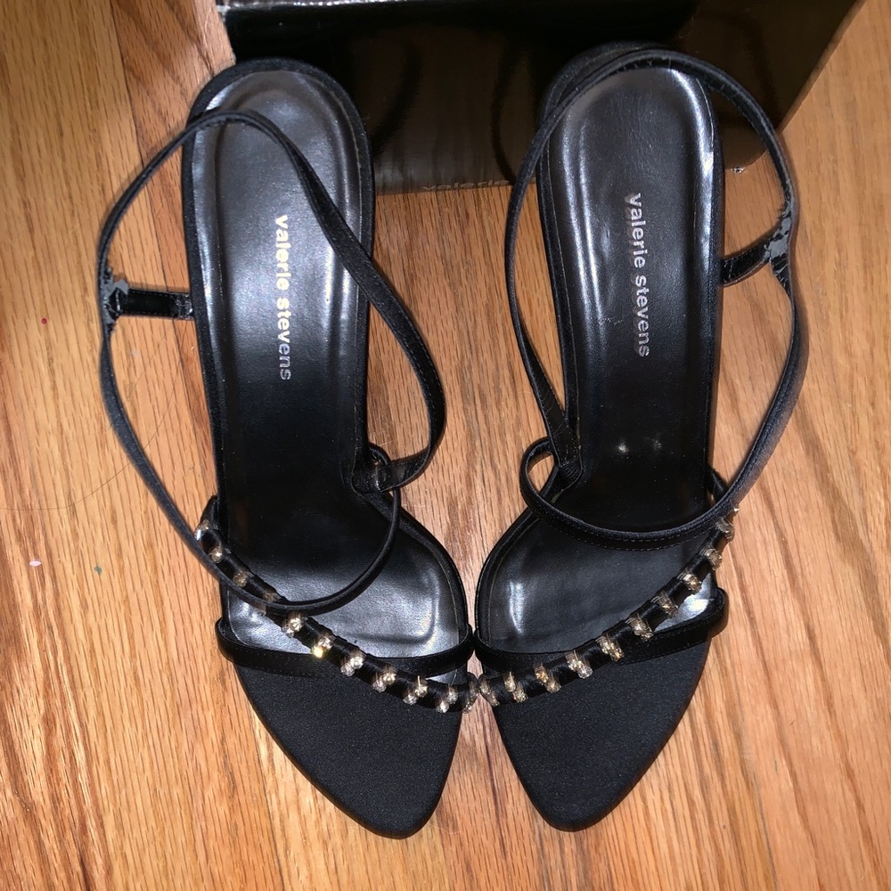 Valerie Stevens strappy open high heels